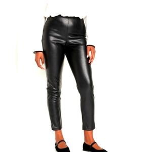 OLD NAVY EXTRA HIGH RISE SKINNY TALL FAUX LEATHER PANTS NEW WITH TAG (a414)